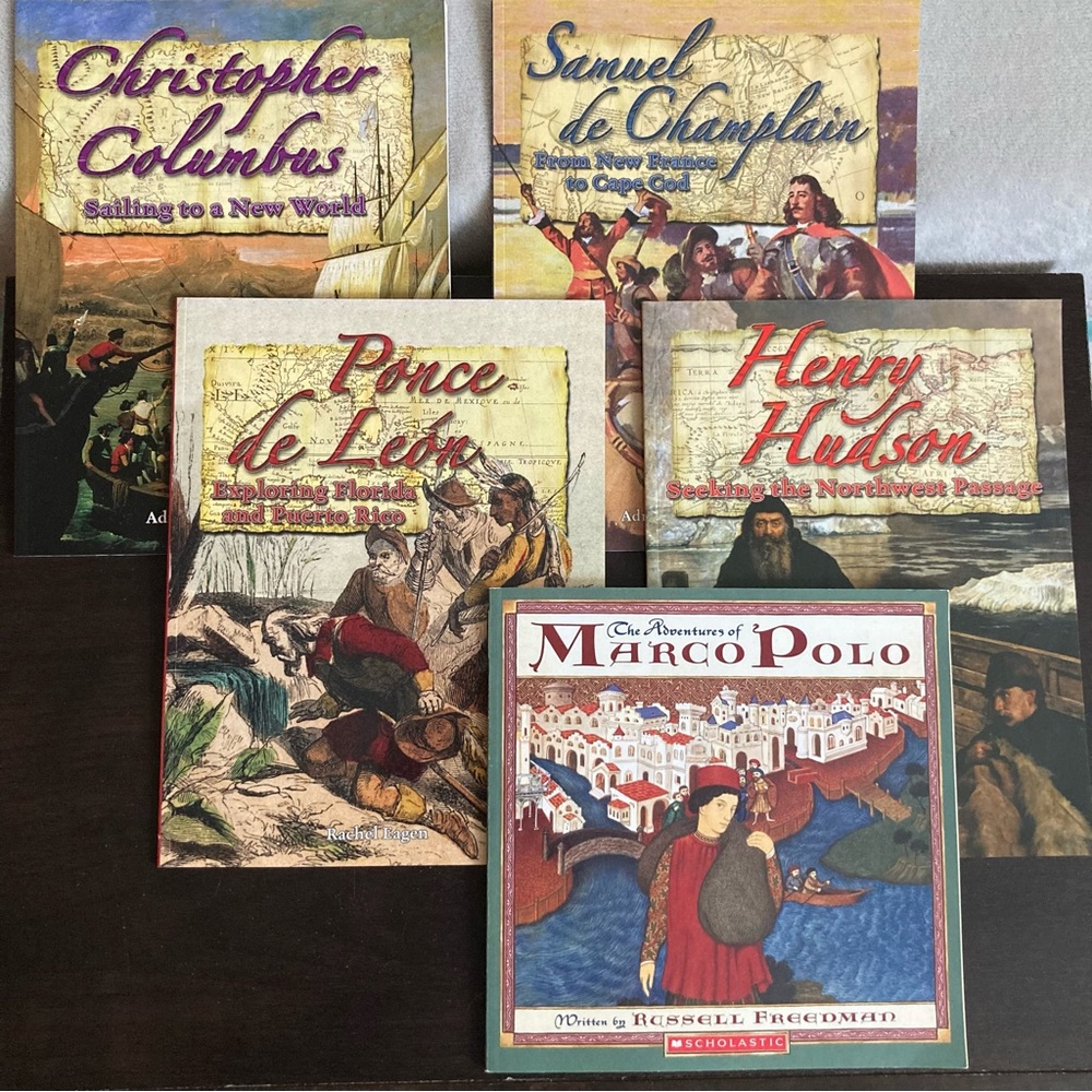 5 Explorer books 🧭